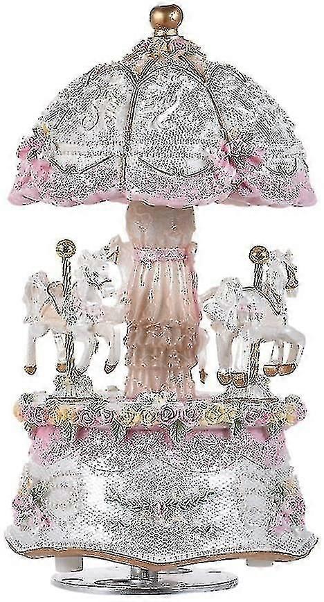 Karusell Music Box Luksus fargeendring Led Lysende lys