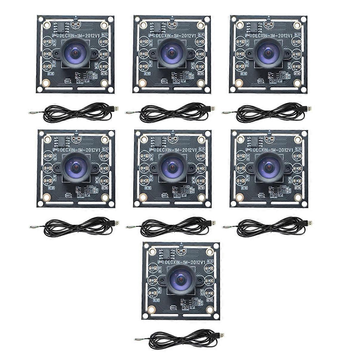 7PCS 100 Degree Camera Module 1MP OV9732 1280x720 30fps USB Camera Module Drive Free with 1.5M Cable for WinXP/7/8/10