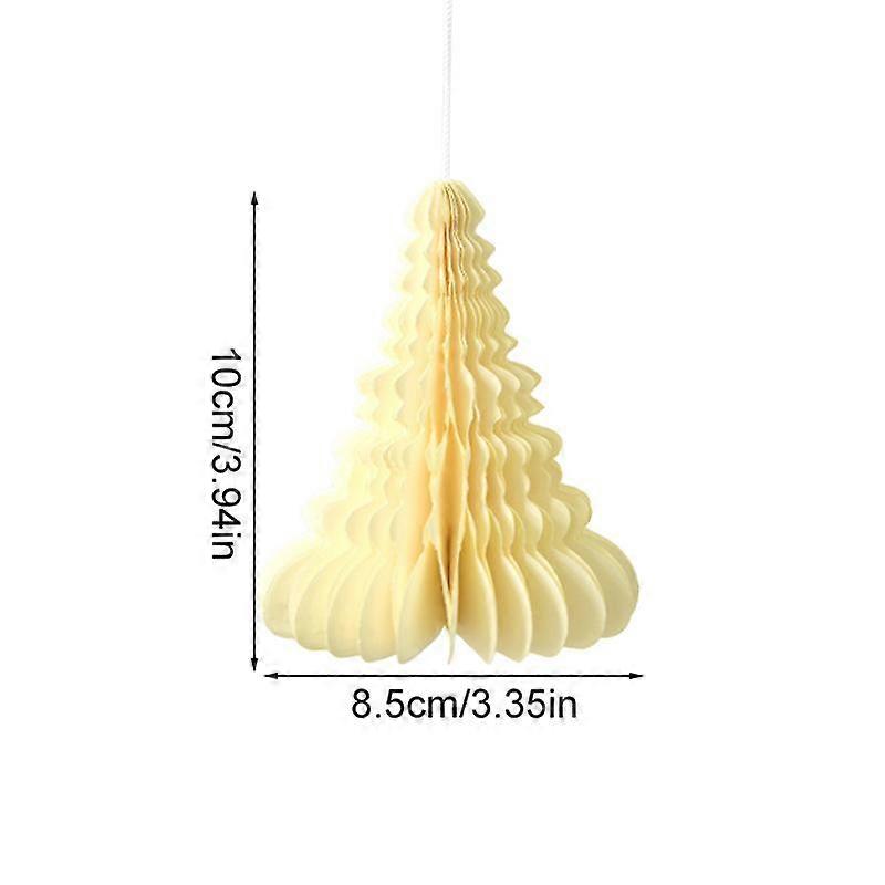 1PC Creative Novelty Chic Hanging Decoration Paper Folding Honeycomb Ball Christmas Tree Party Decor