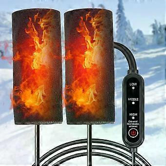 12V USB Motorrad Heizgriffe Lenkerabdeckung 3 Gang einstellbar Thermal ATV Lenker Heizung Wärmer Kit Motorradzubehör