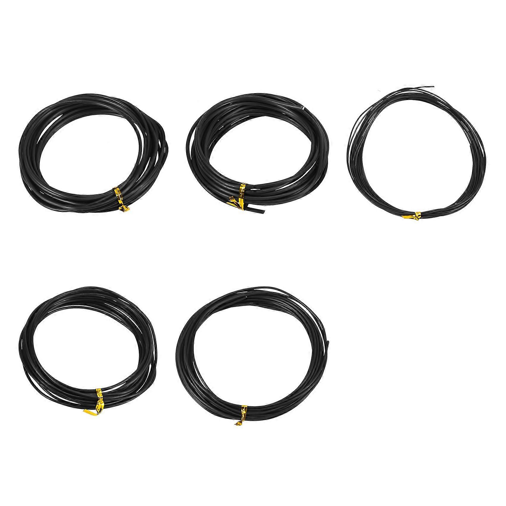 Anodized Aluminum Bonsai Training Wire 5-Size Set-1.0Mm,1.5Mm,2.0Mm,2.5Mm,3.0Mm(147 Feet Total)-Choo