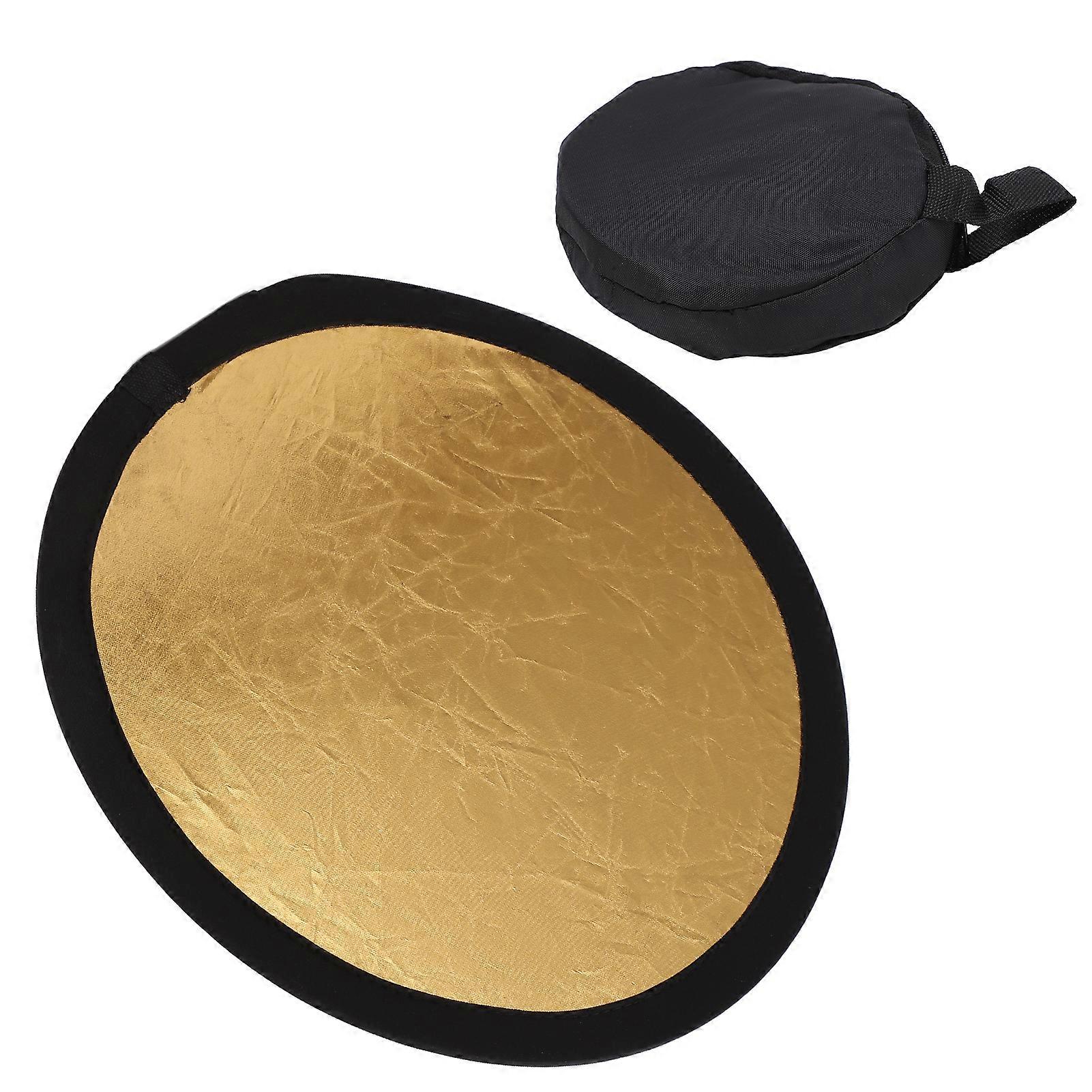 2 in 1 30cm Light Round Photography Reflector Collapsible Portable Outdoor Studio Reflector