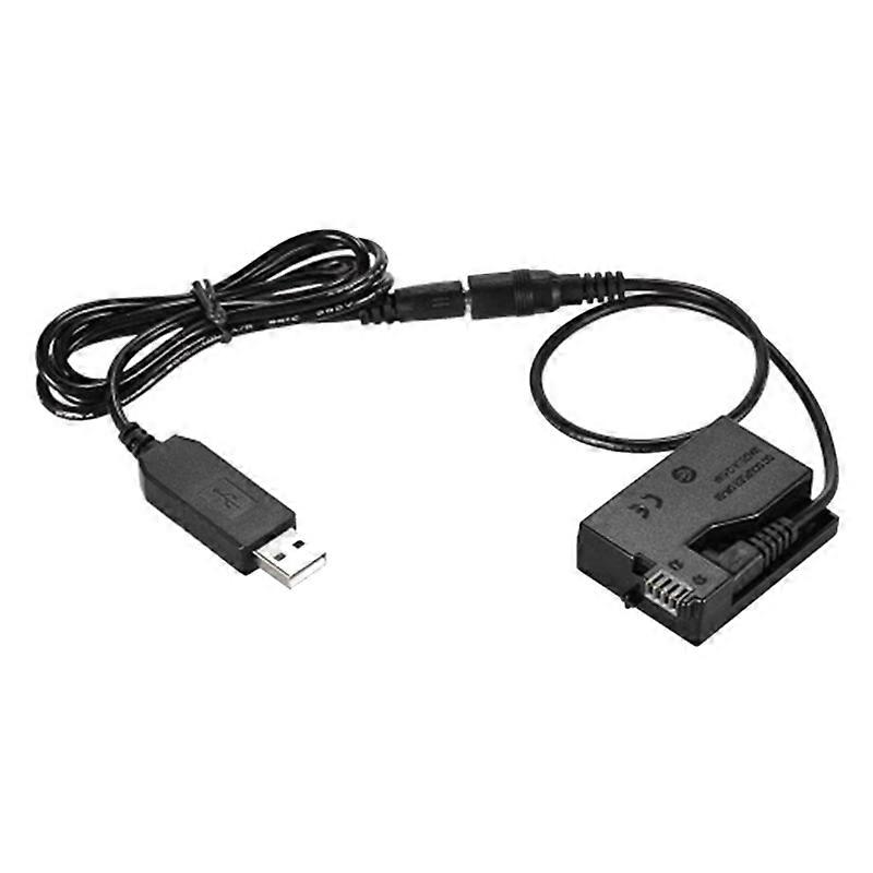 -E8 Dummy Battery Coupler USB Adapter Cable for LP-E8 for 
