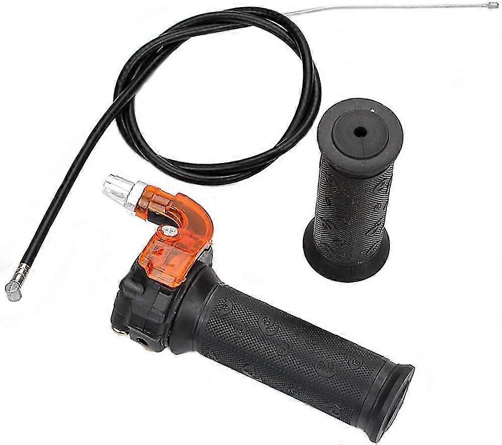 Universal Throttle Twist Grip With Throttle Cable Set For 49cc