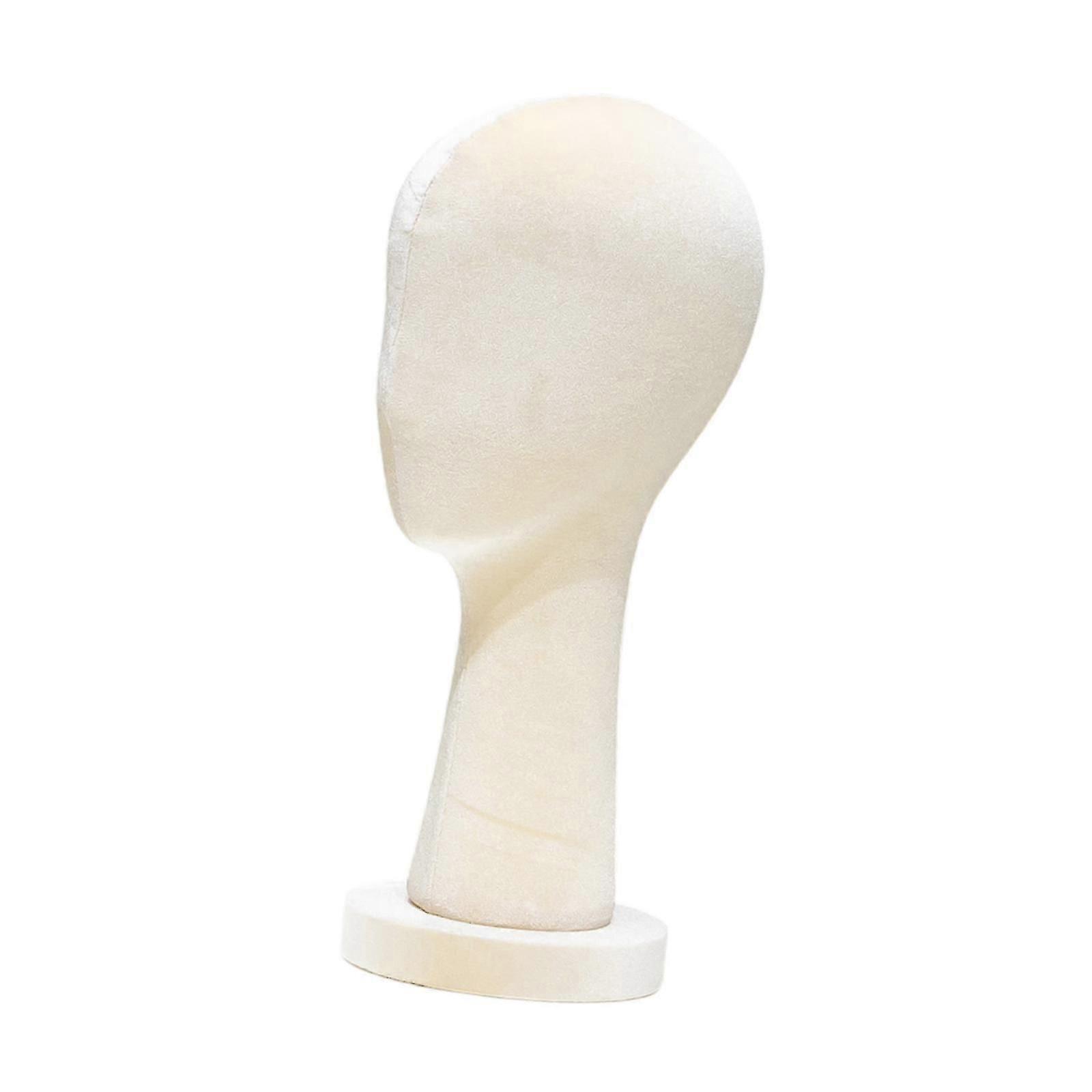 Schaufensterpuppe Kopf Huthalter Hut Display Ständer für das Styling Kopfschmuck Wohnkultur Höhe 40cm Aprikose