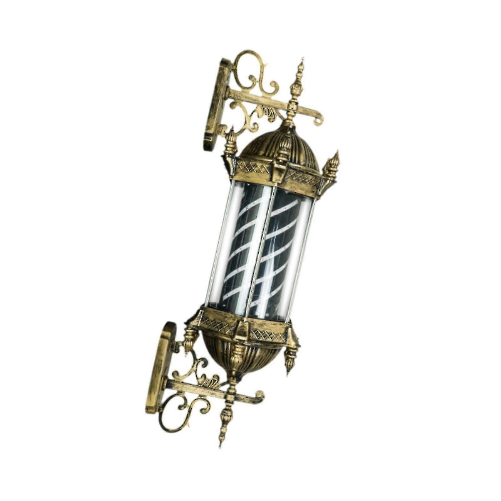 Classique Barber Pole Light Salon de coiffure robuste Signe ouvert pour salon de coiffure à l’extérieur