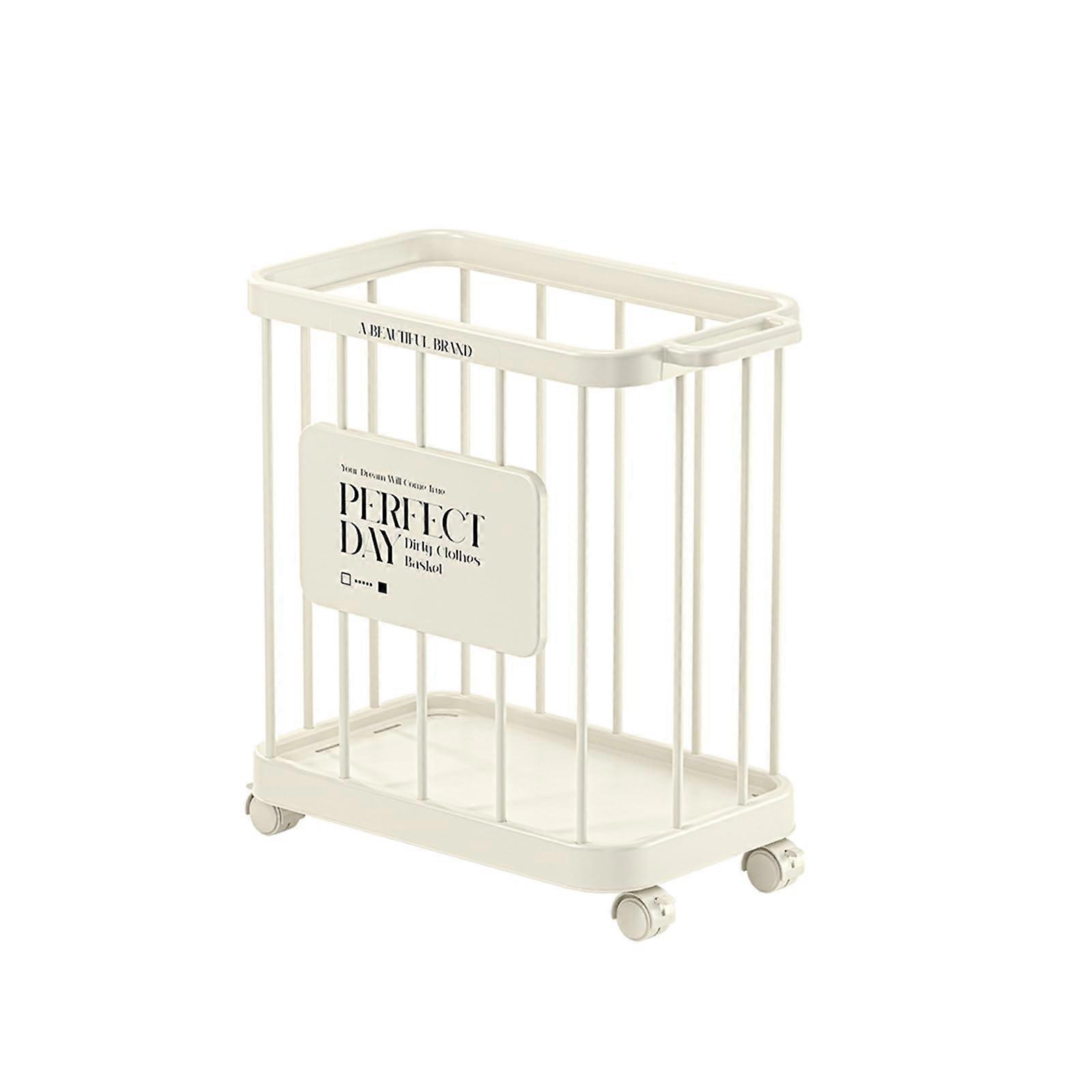 Metal Wire Frame Laundry Basket 50L for Bedroom Storage, Durable Design, Lightweight, Stylish Organization Solution