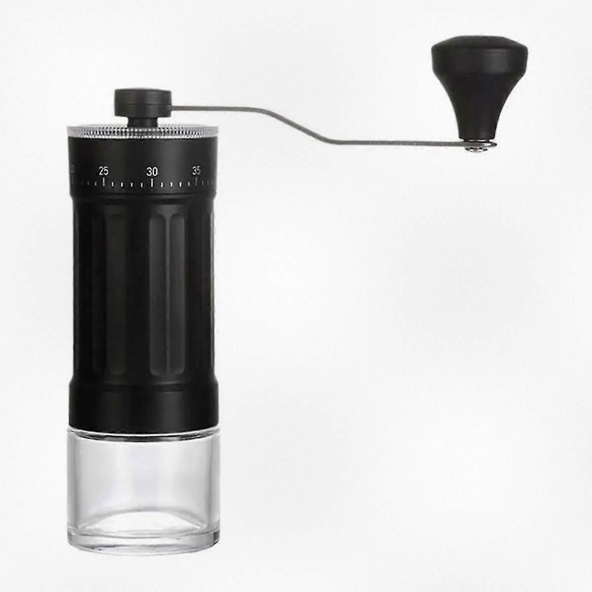 Adjustable Manual Coffee Bean Grinder with 40 Settings, Handheld Burr Mill for Fresh Brewing