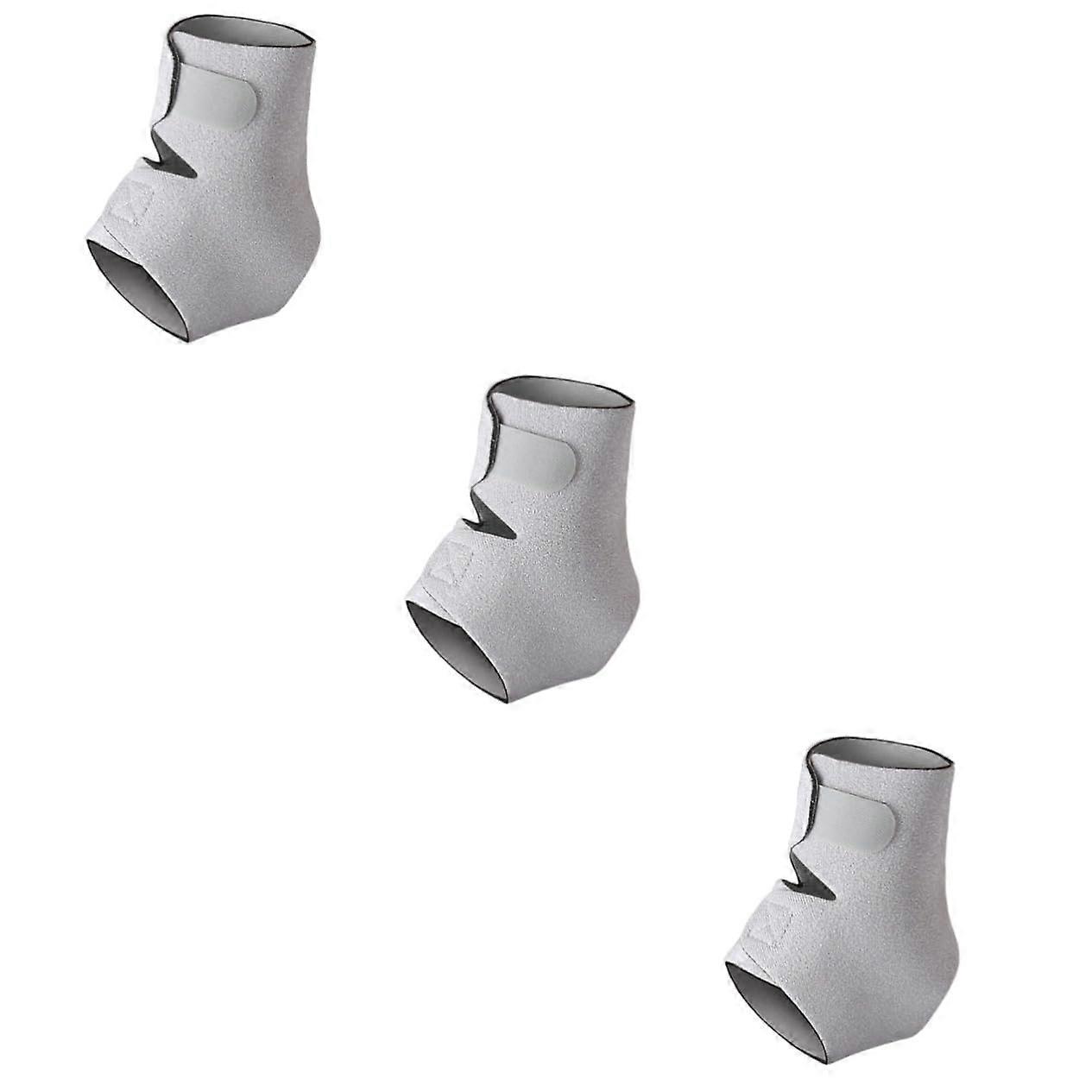 3pcs Compression Ankle Brace Sleeves for Support and Protection, Sweat-Absorbing Ankle Pads, Adjustable Fit