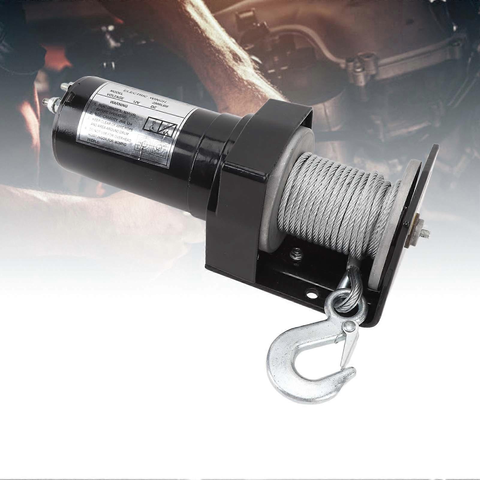 2000lbsWinch 2000lbsElectricWinch DC12VATVElectricWinch DC12VElectricWinch ATVUTVElectricWinch TowingTrailerWinch