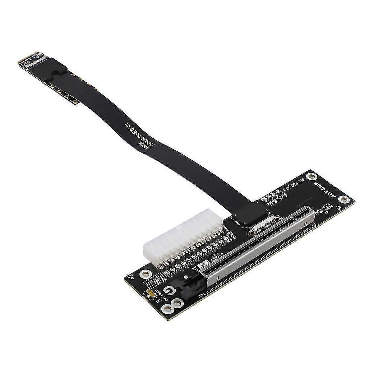 PCIe 5.0 M.2 NVMe to PCIE X16 EGPU Adapter for NUC / ITX / / Notebook 25cm
