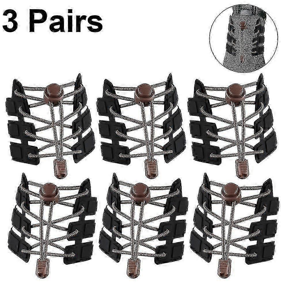 Elastic Locking Shoelaces - No-Tie Secure Fit