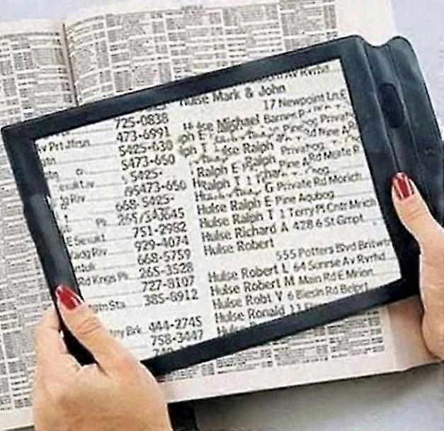 3x Ultra-thin Reading Magnifier Reading Aid