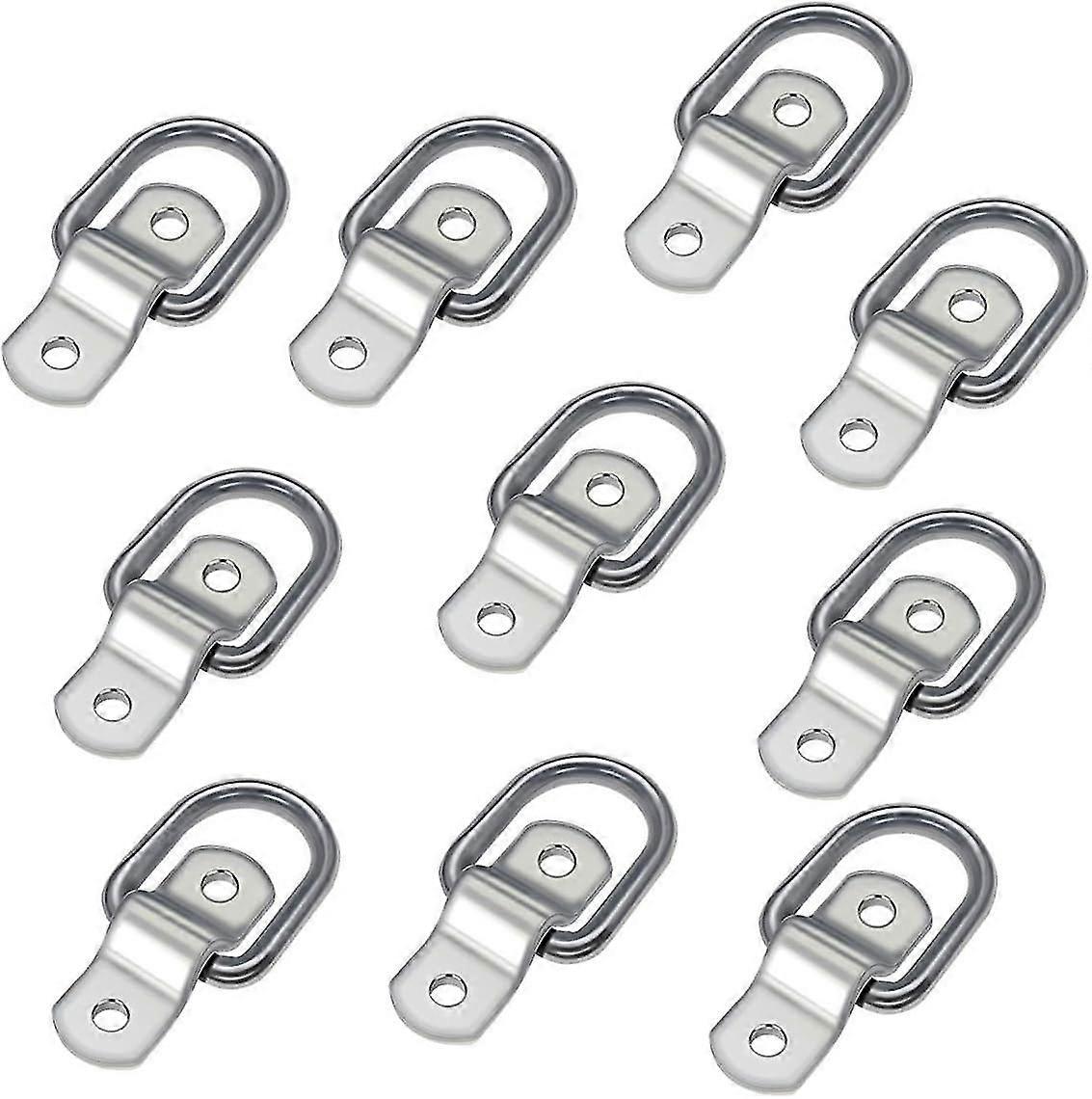 Kiinnitysrengaspakkaus, 10 - raskas D-rengaskokoonpano, koukku, kiinnitysontelot, hihnapidike