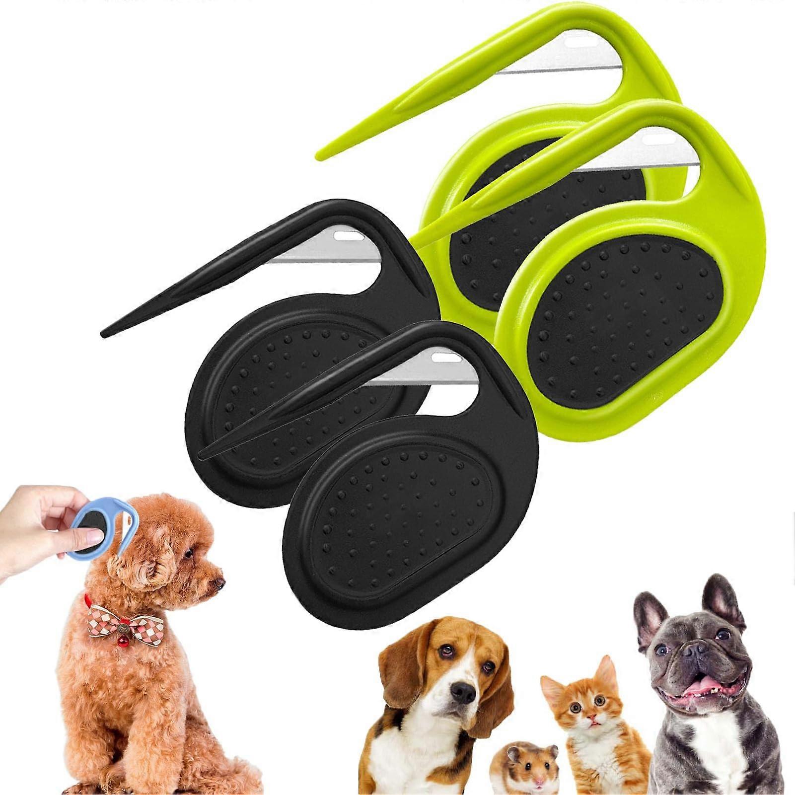 Knotting Comb 2/4PCS Pet Knotting Comb for Cats, 3in1 Multifunctional Tool, Durable and Ergonomic Design