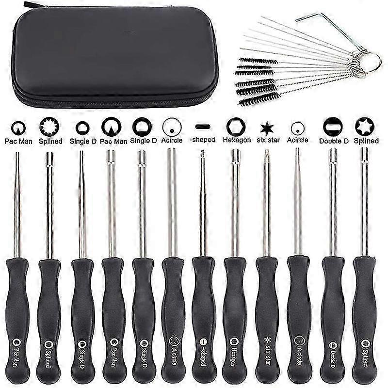 12-Pack Chain Carburetor Adjustment Tool Kit for 2-Stroke Trimmer Weedeater