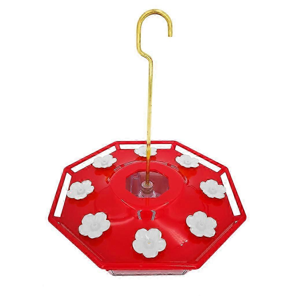 Hummingbird Feeder Plastic Wild Bird Feeder Horizontal Hanging for Yard