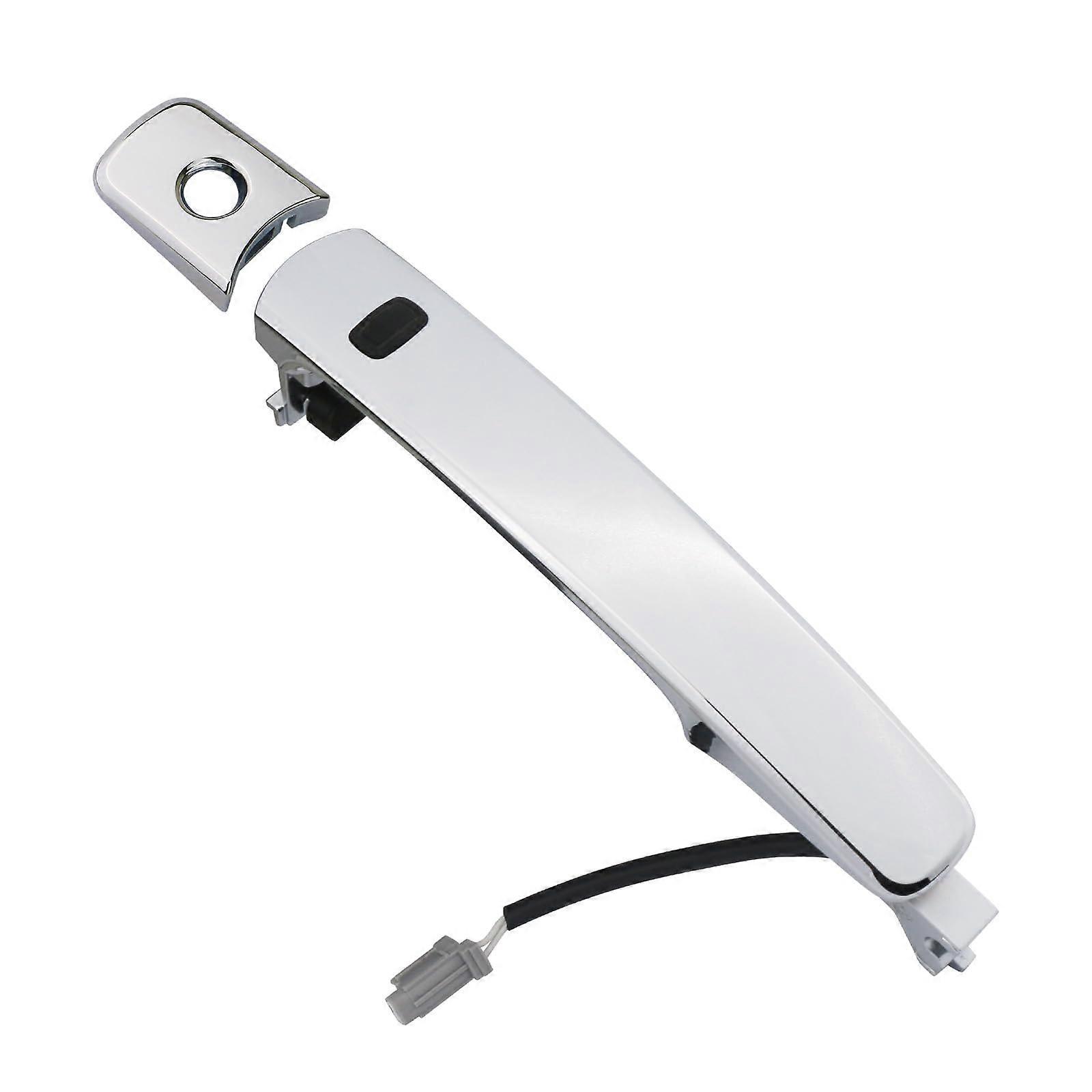 Exterior Door Handle with Smart Entry Keyless Front Left Driver Side Compatible with 2003 2008 Infiniti FX35 FX45