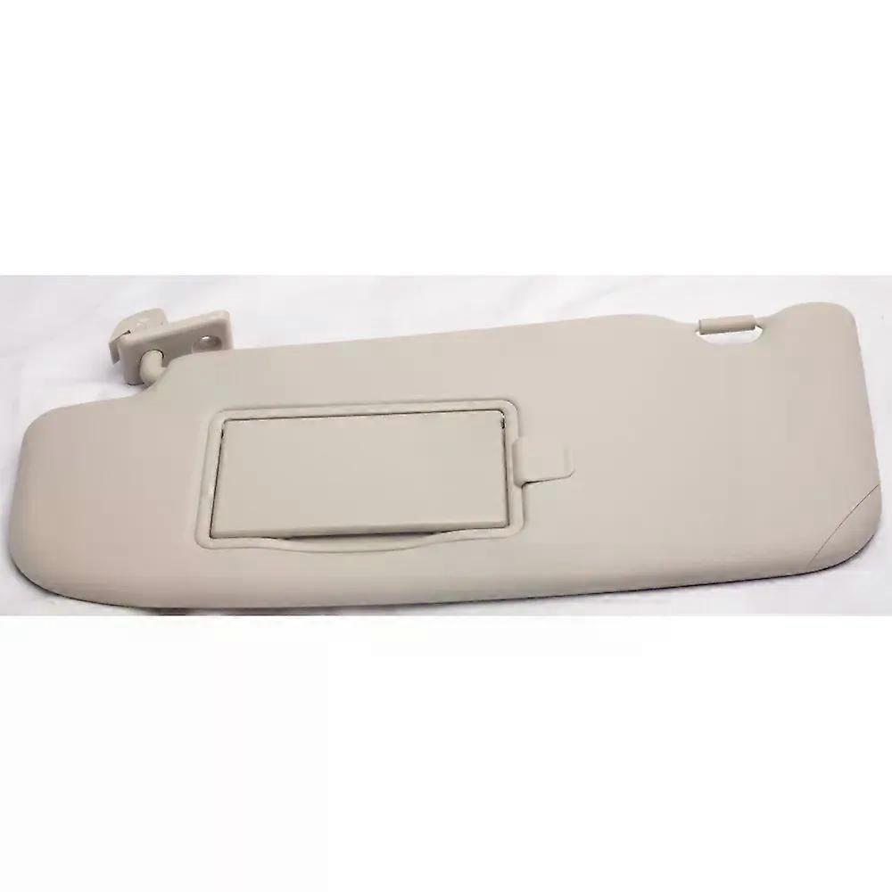 1pc Grey Left Right Sun Visor with Makeup Mirror compatible for Nissan Qashqai 2016 2017 2018 2019 2020 2021 2022
