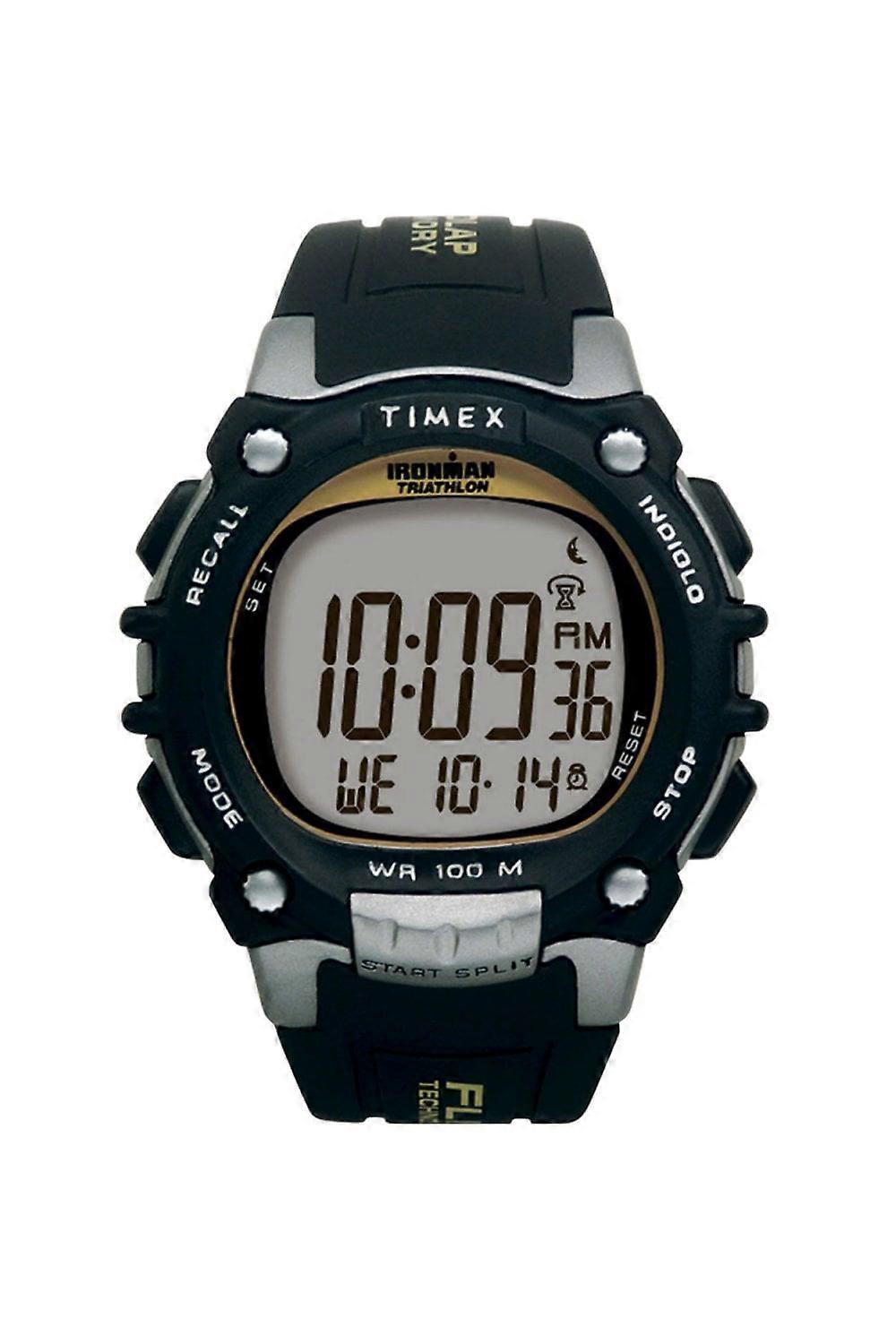 Men's Timex Flix Ironman Classic 100 Full-Size Resin Strap Watch T5E231