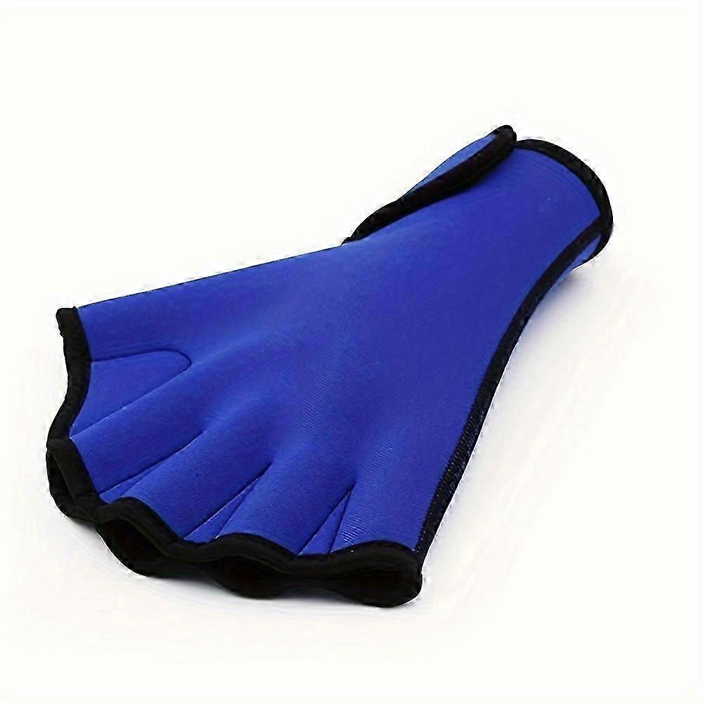 1pair Neoprene Swimming Gloves For Women Men, Webbed Gloves For Surfing, Scubadive, Freedive, Snorkeling, And Diving, With Hook Loop, Diving Equip
