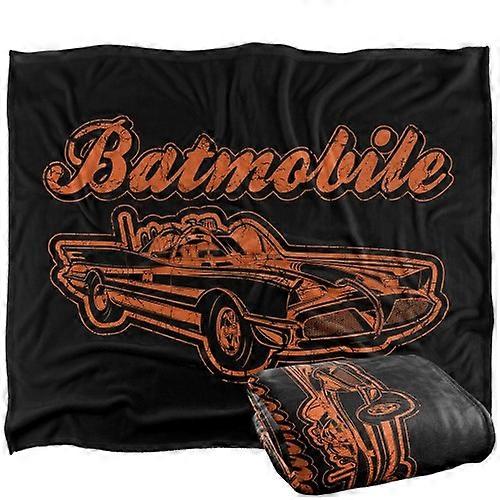 Batman Batmobile Vintage Blanket