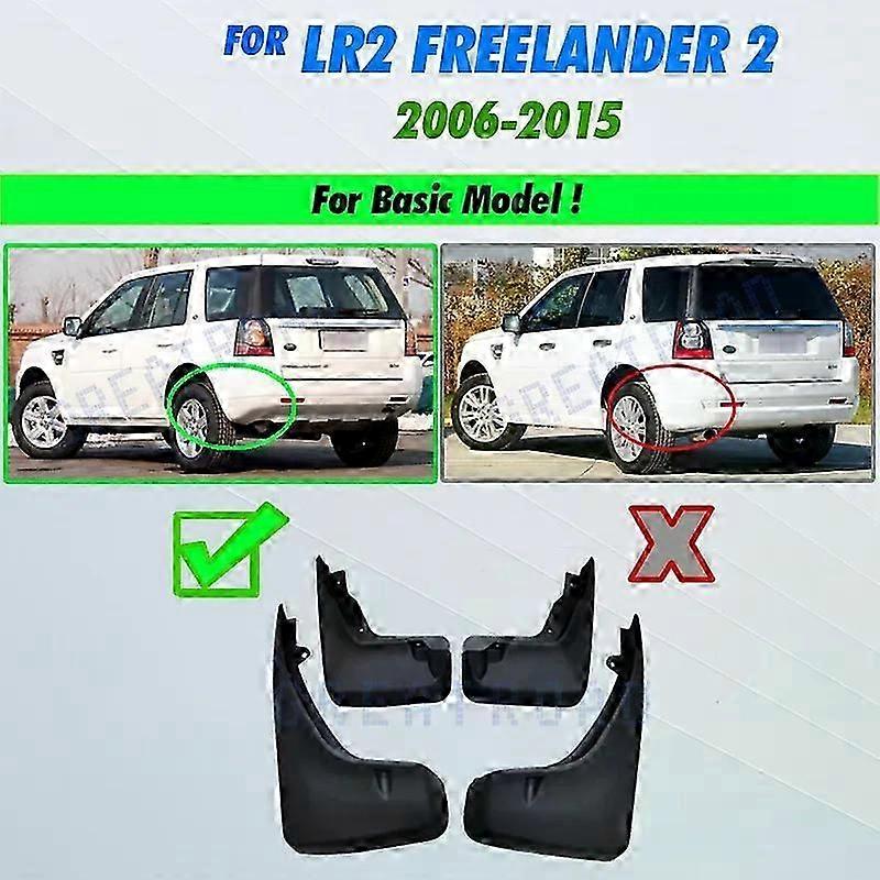 con FIT FOR LAND ROVER LR2 FREELANDER 2 2006-2015 MUDFLAPS SPLASH GUARDS MUD FLAP FRONT REAR ACCESSORIES 2008 2009 2010 2011
