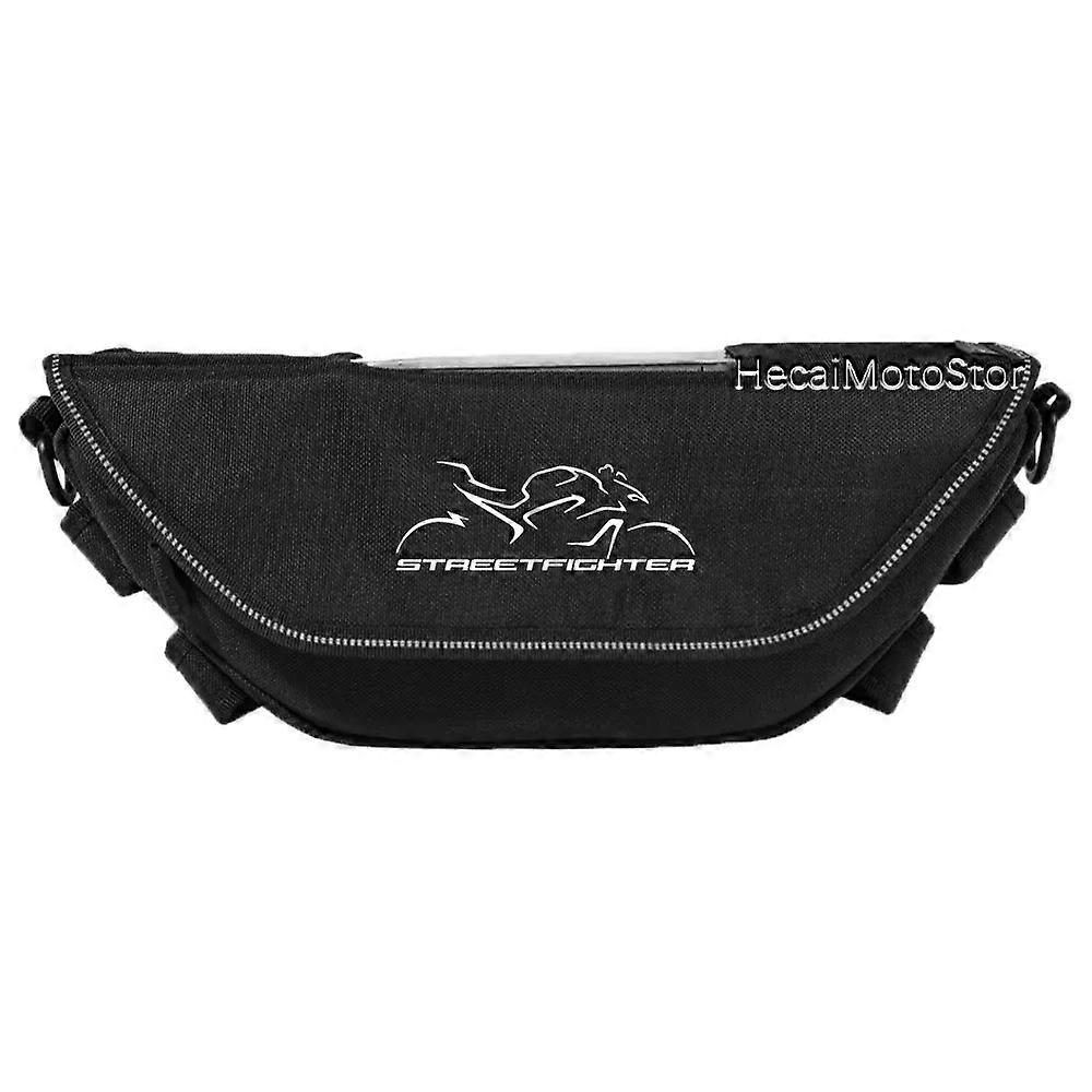 For Ducati streetfighter v2 v4 Motorcycle accessory Waterproof And Dustproof Handlebar Storage Bag navigation bag-C