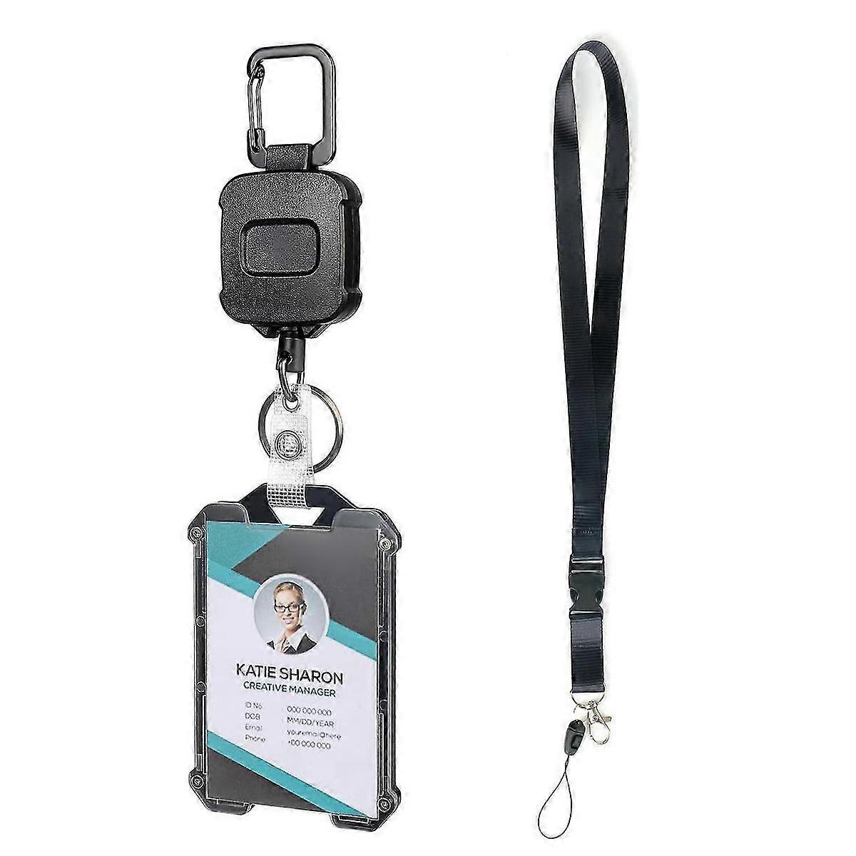 Retractable Badge Holders Adjustables ID Badge Holder Great Present Idea