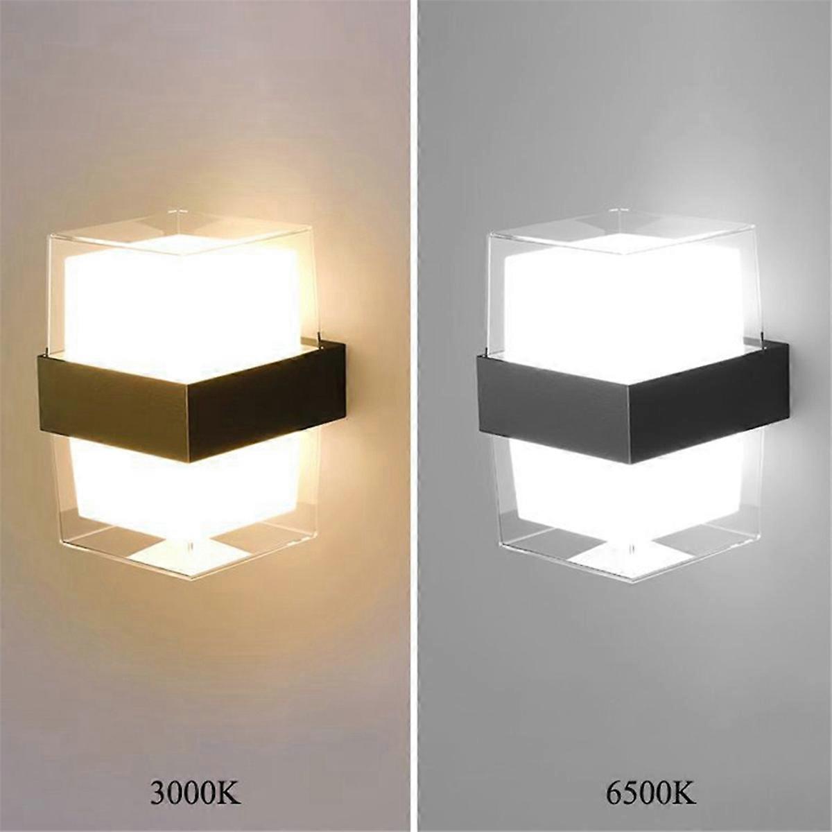 Modern Led Wall Lamp 10W Wall Light Round Cold Light 6500K