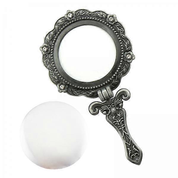 5xHandheld Makeup Mirror Hand Held Mirror Portable Decorative Small Makeup