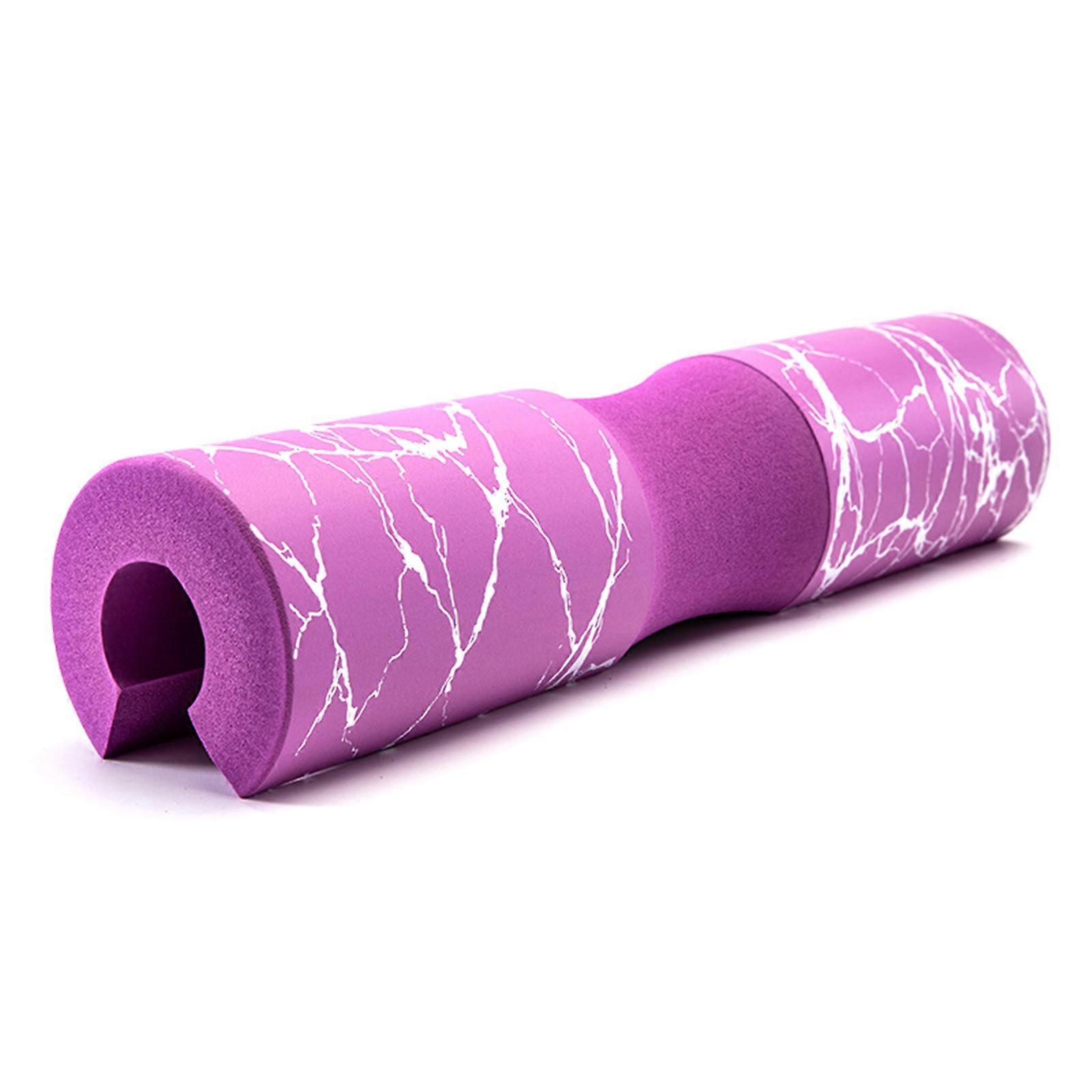 Barbell Pad Squat Pads for Lunges and Squats, Hip Thrusts Pads for Standard Bars, Provides Cushion to Neck and Shoulder  Purple