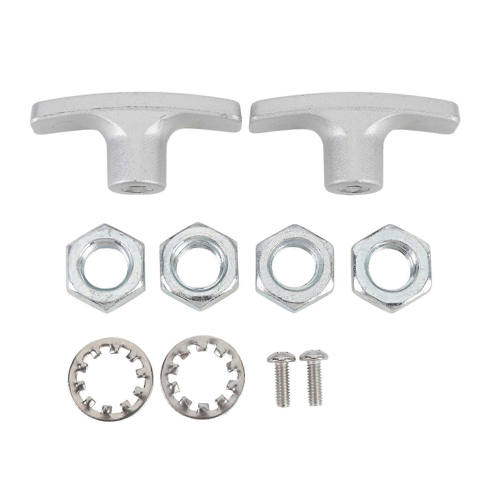 2PCS Gray RV Waste Valve Handle Replacement for RV Waste Valve Extension Rod RV Sewer Valve Handle Set with Nuts Screws Gasket