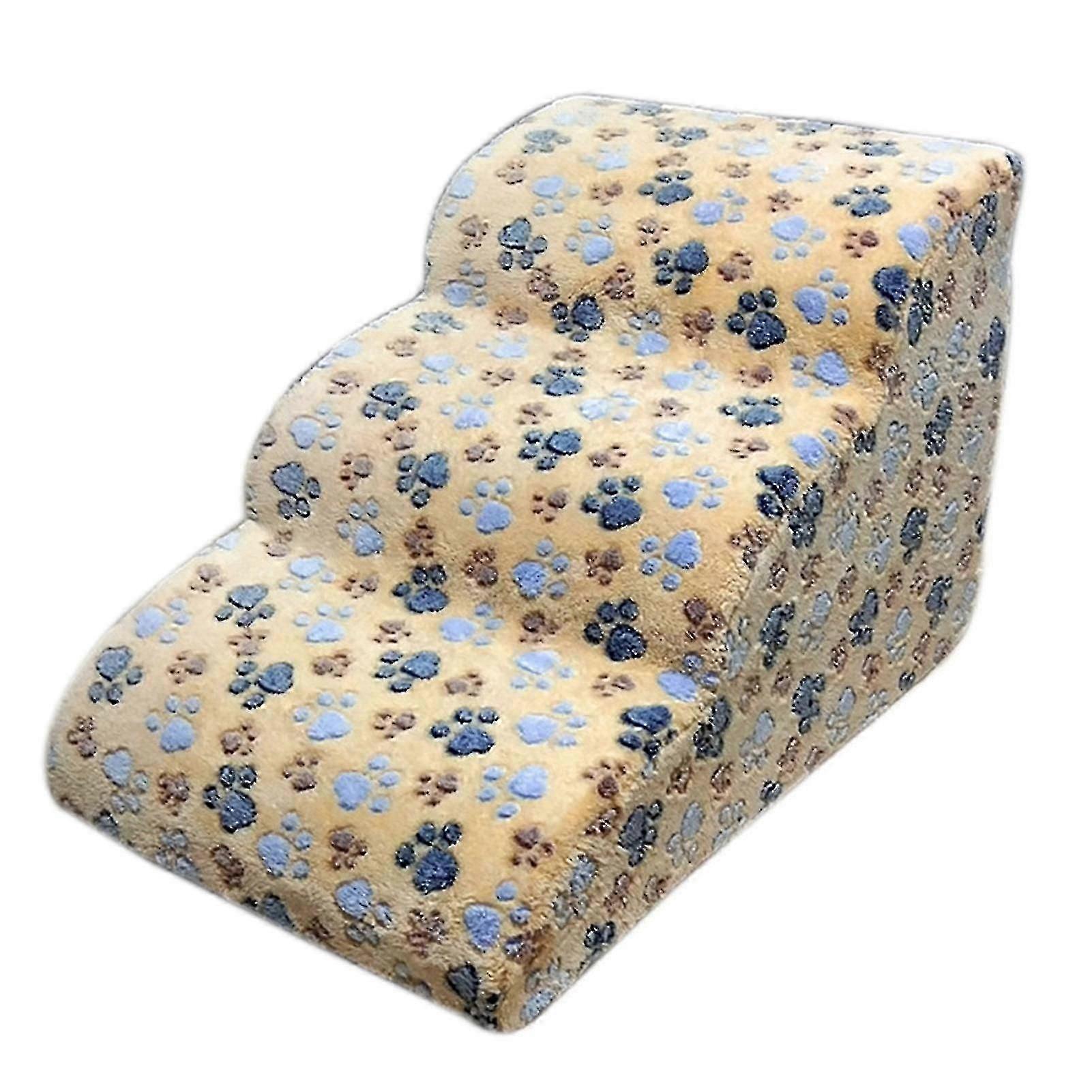 Comfort Pet Dog Ladder Sponge Ladder Easy Removal Washable Climbing Steps For Pets Small Dog