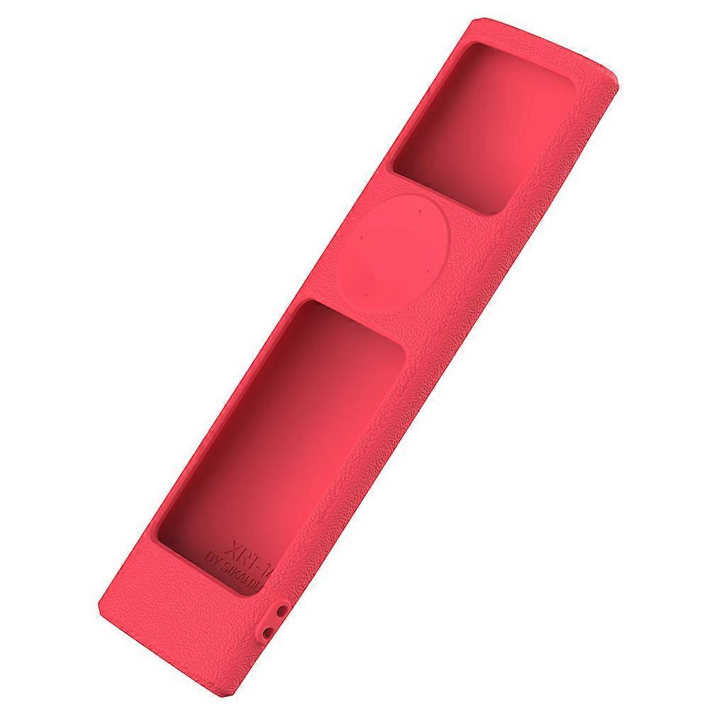 Shockproof Anti-slip Protective Sleeve for Case Cover Drop-proof Suitable for VIZIO-XRT140 Soft Silicone Remote Controll Red