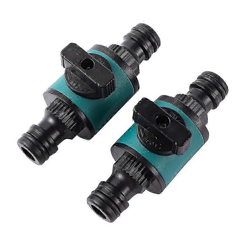 قطع 16 مم حديقة خرطوم موصل سريع مع 2 طريقة محبس