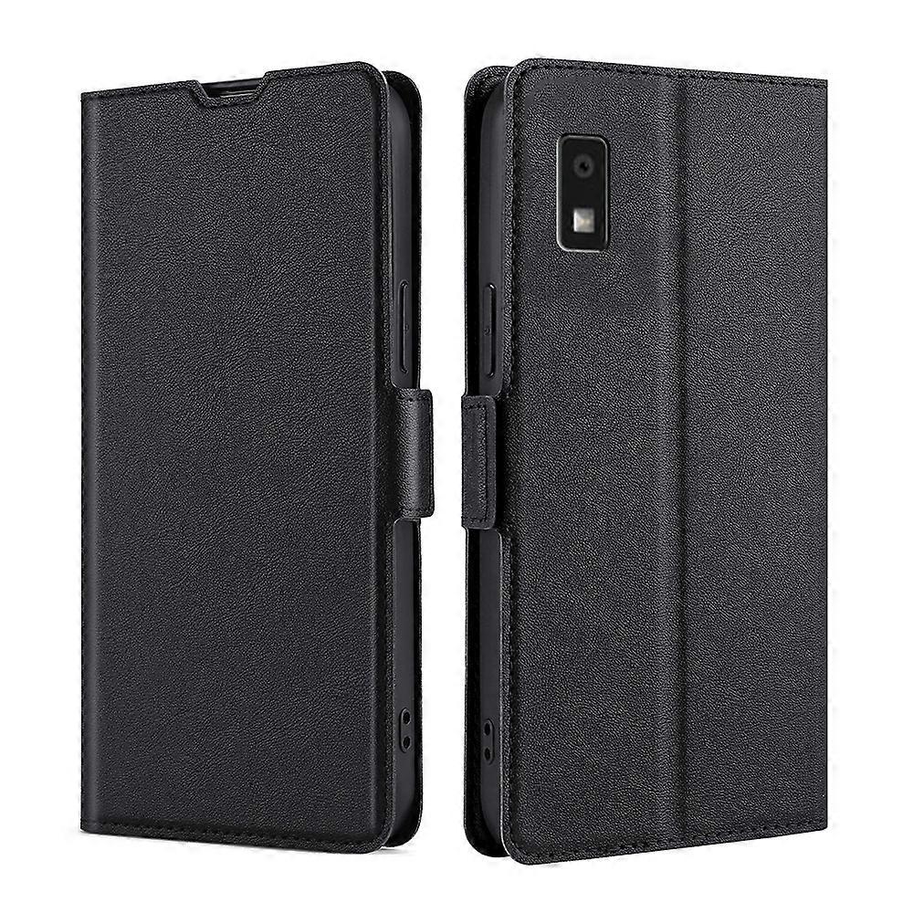 Ultra-thin Voltage Side Buckle Horizontal Flip Leather Phone Case