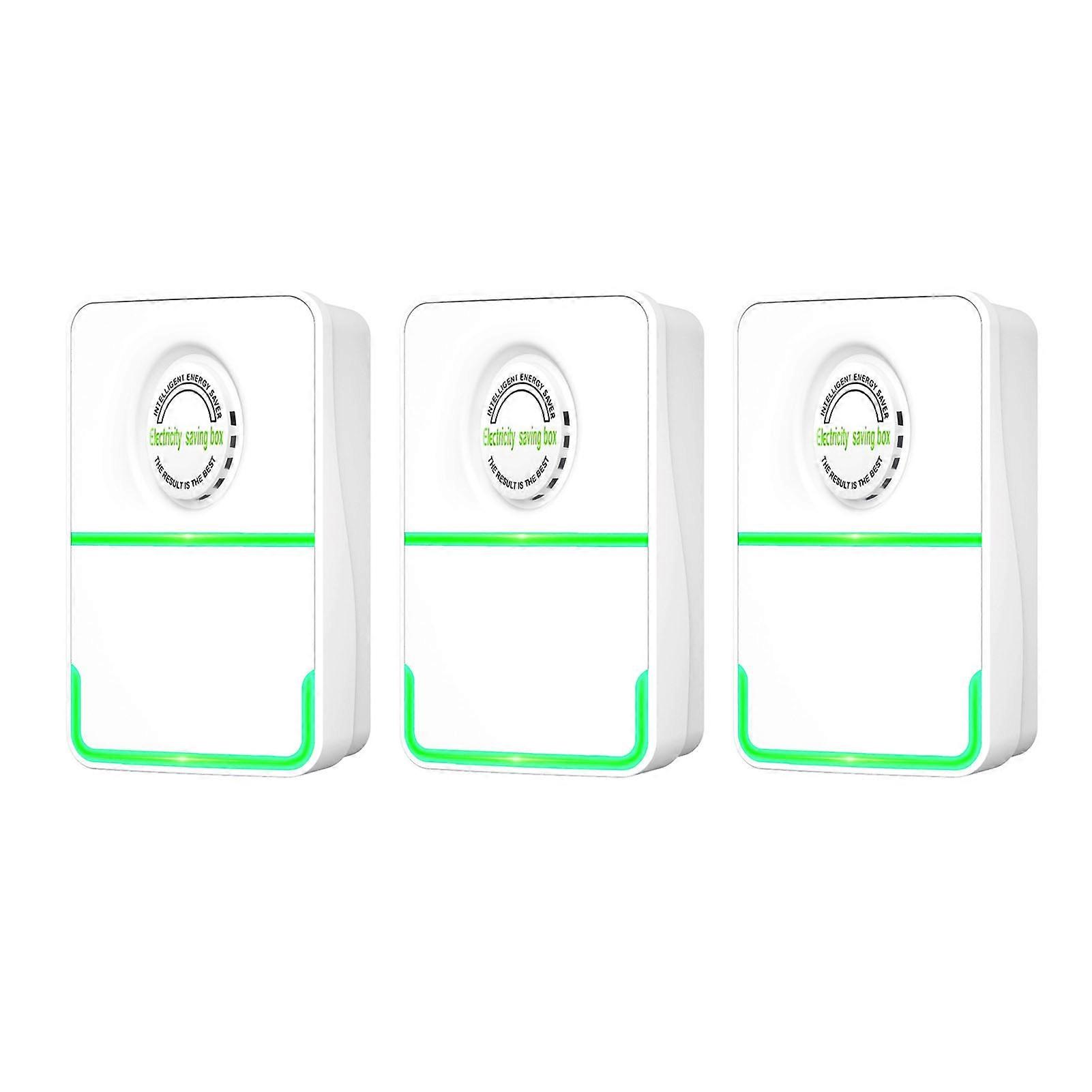 3PCS Energy Saving Device Voltage Stabilizer Surge Protector Electricity Box Smart Power Saver for Household Use