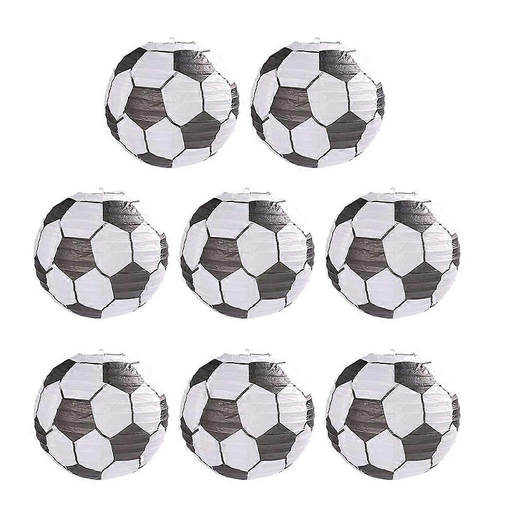 Here's a polished and engaging product description for your **8pcs Soccer Paper Lanterns**:
🎉 **8pcs Soccer Paper Lanterns – Hanging Decorations