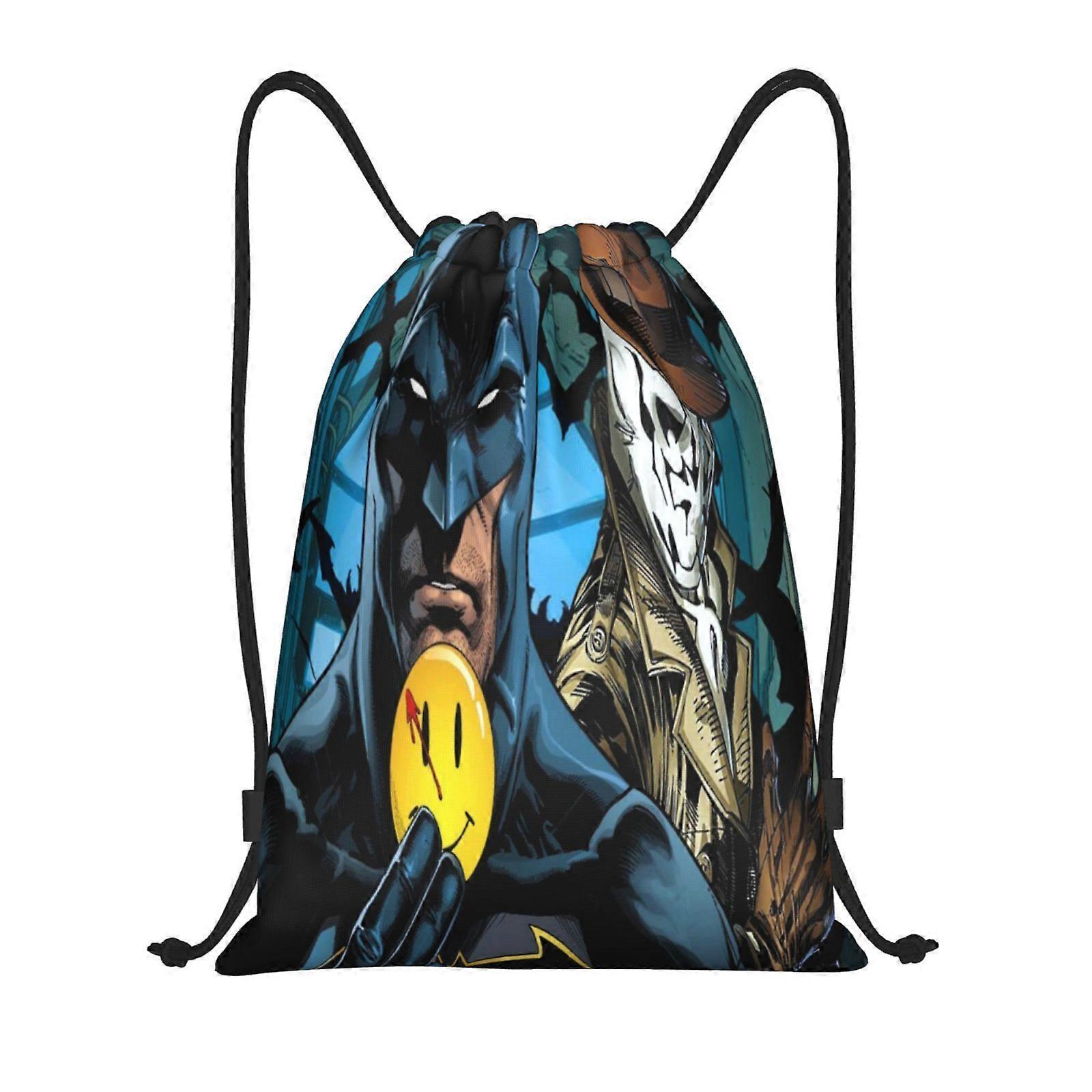 a25 Watchmen The Animated Series Canvas double shoulder backpack adjustable fit with thick cotton cords g25