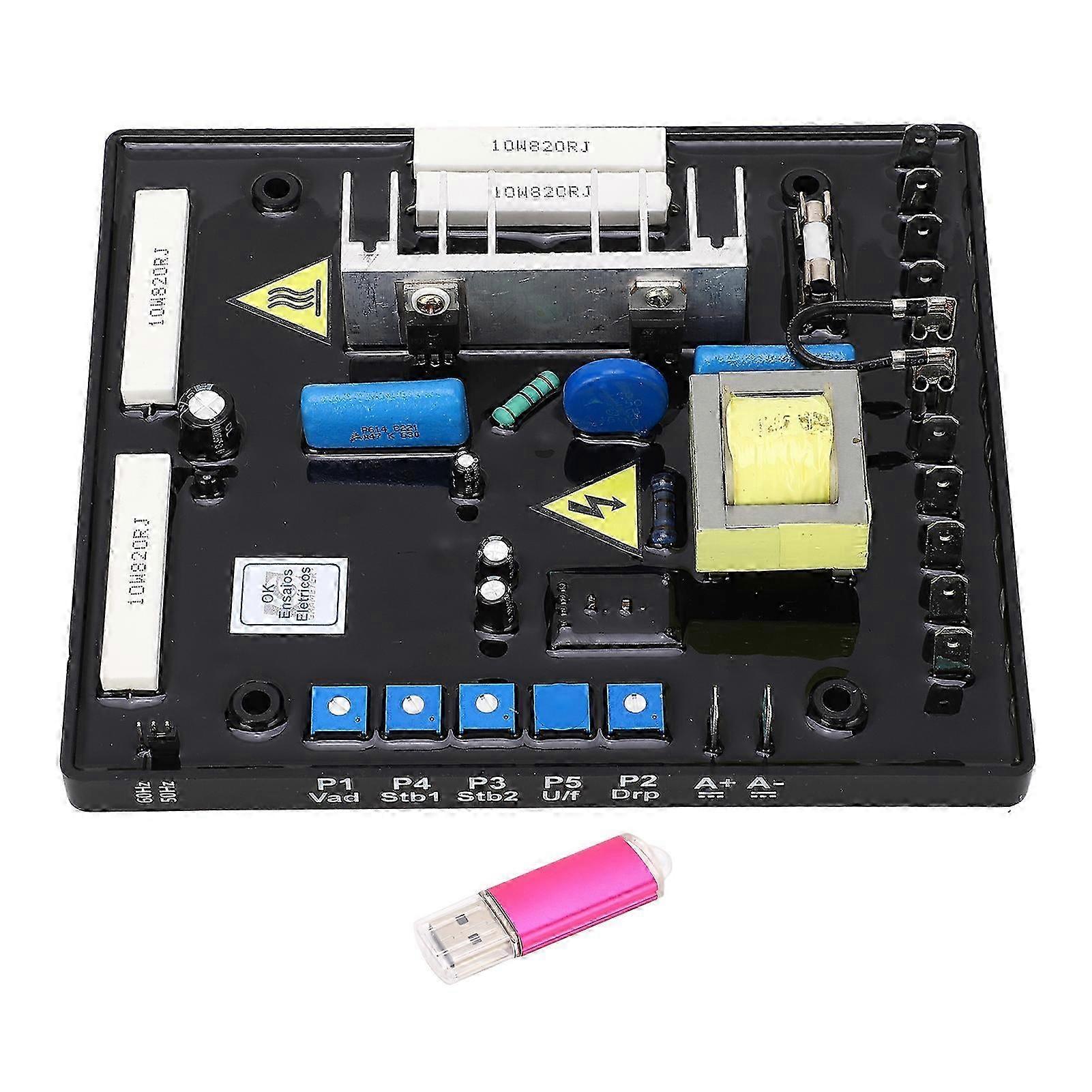 Generator Avr Low Frequency Protection Automatic Voltage Regulator Module For Meccalte 160300vac 5a Am 220m