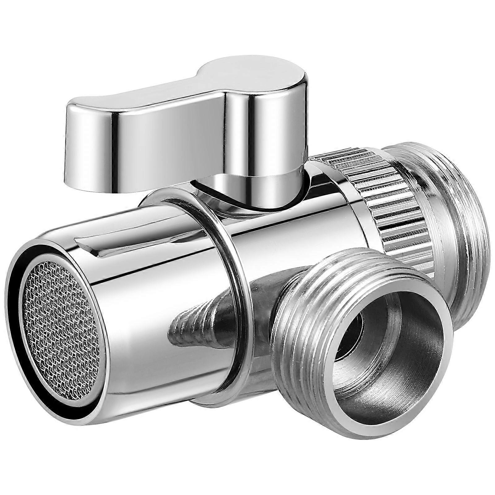 Three-Way Shower Valve Diverter, Seamless Switch Between Shower Heads