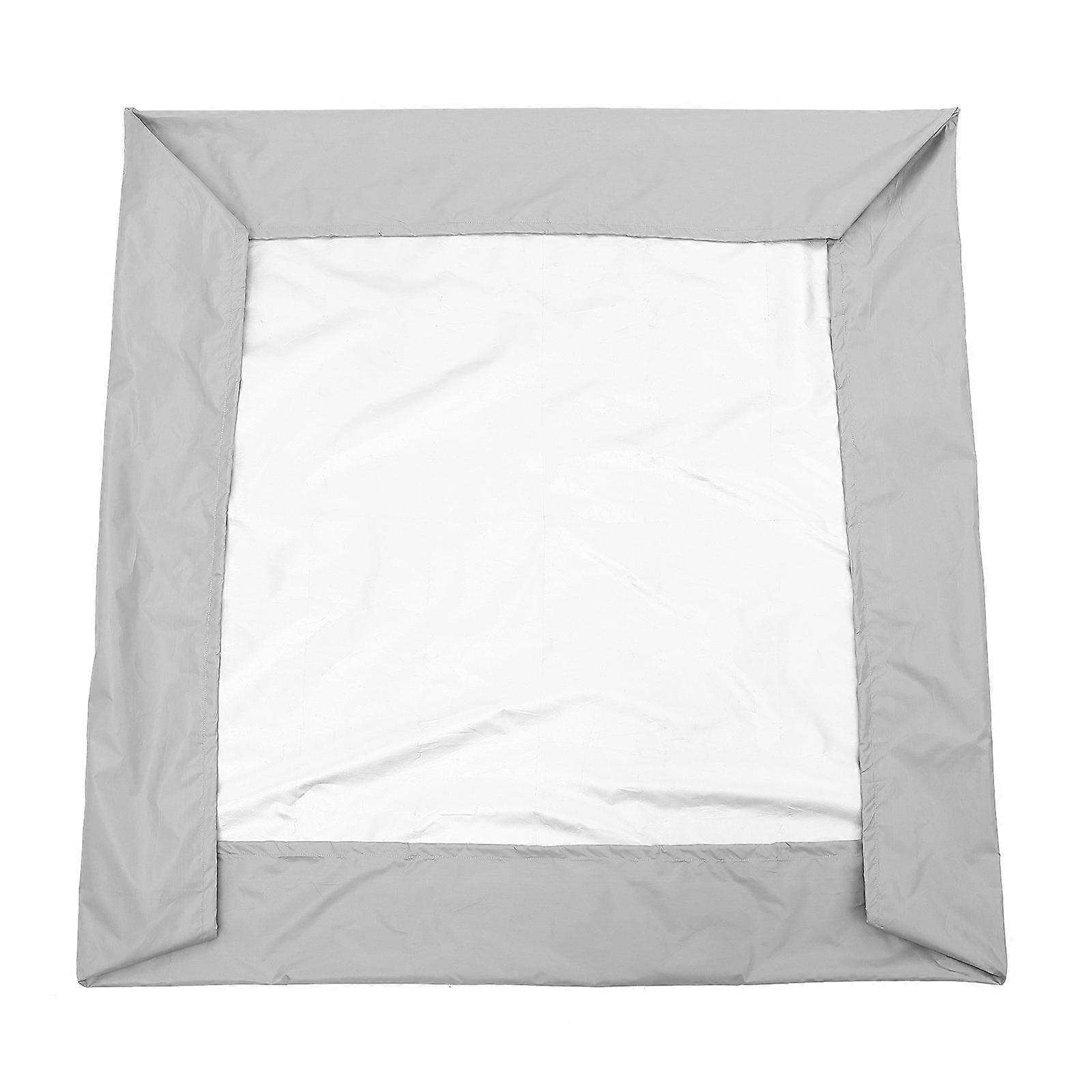 sandbox tarp cover, protects against sun and snow, designed for extended durability