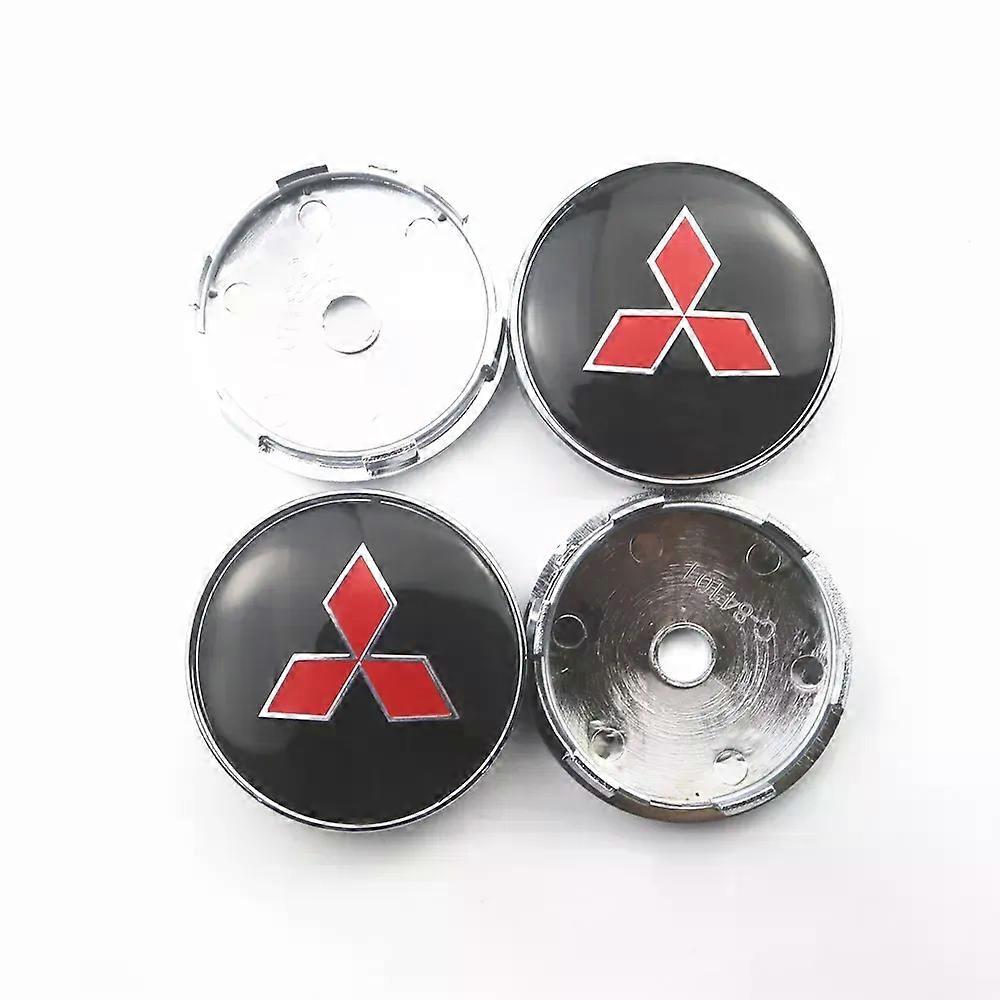 4pcs 60mm κεντρικό σήμα εμβλημάτων εμβλημάτων σφαιριδίων εμβλημάτων εμβλημάτων εμβλημάτων φραγμών ροδών αυτοκινήτων 60mm κατάλληλο για το Mitsubishi ASX Lancer Pajero 4 Outlander Colt Galant EX
