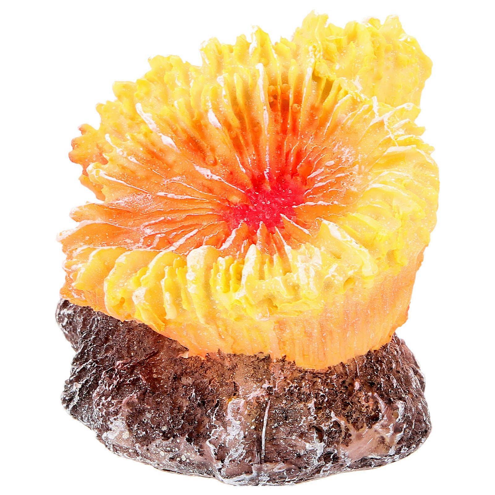 Fish Tank Landscaping Decor Coral Shape Non-Deforming Aquarium Enthusiasts 1Pcs