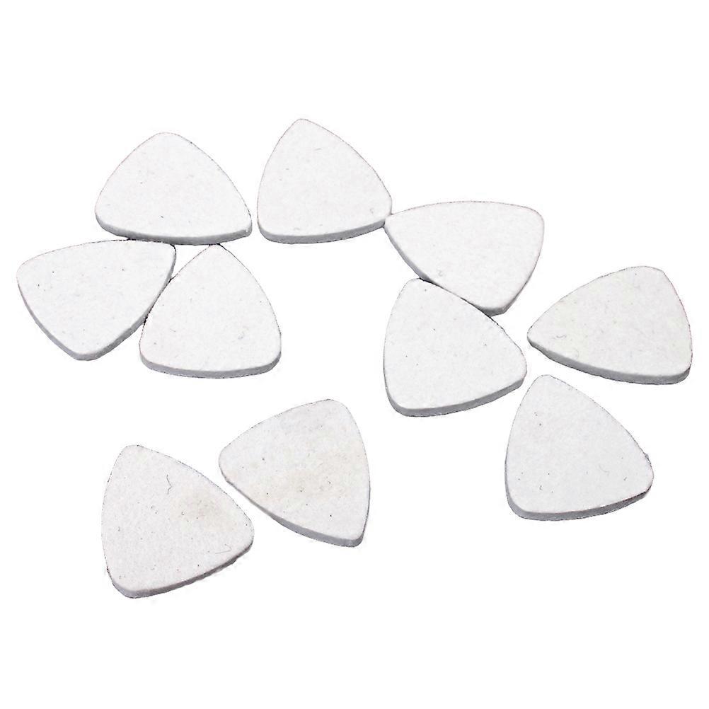 Bass Guitar Pick Synthetic Material Plectrum for Practice Lightweight 3 x 2.65 x 0.3 cm Flexibility 10Pack