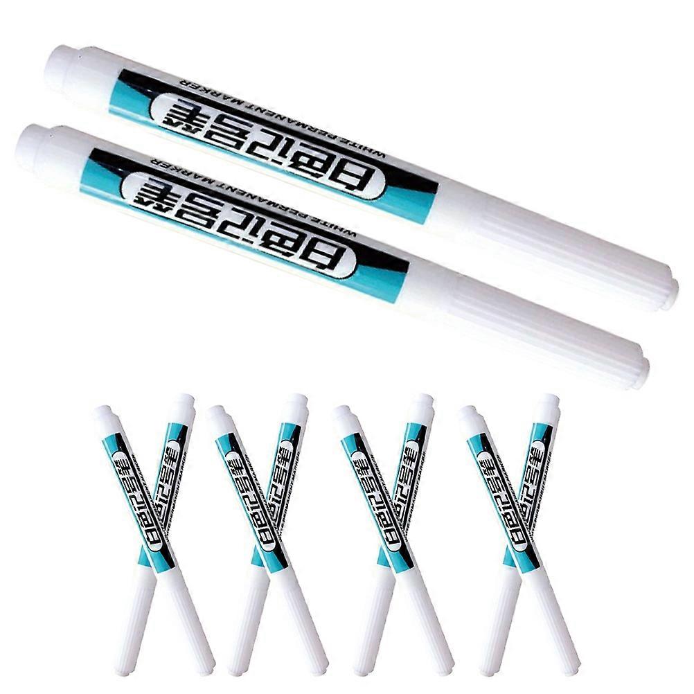 Marking Pens Deep Hole Permanent Marker Versatile Smooth Writing For Art Learning 10Pcs