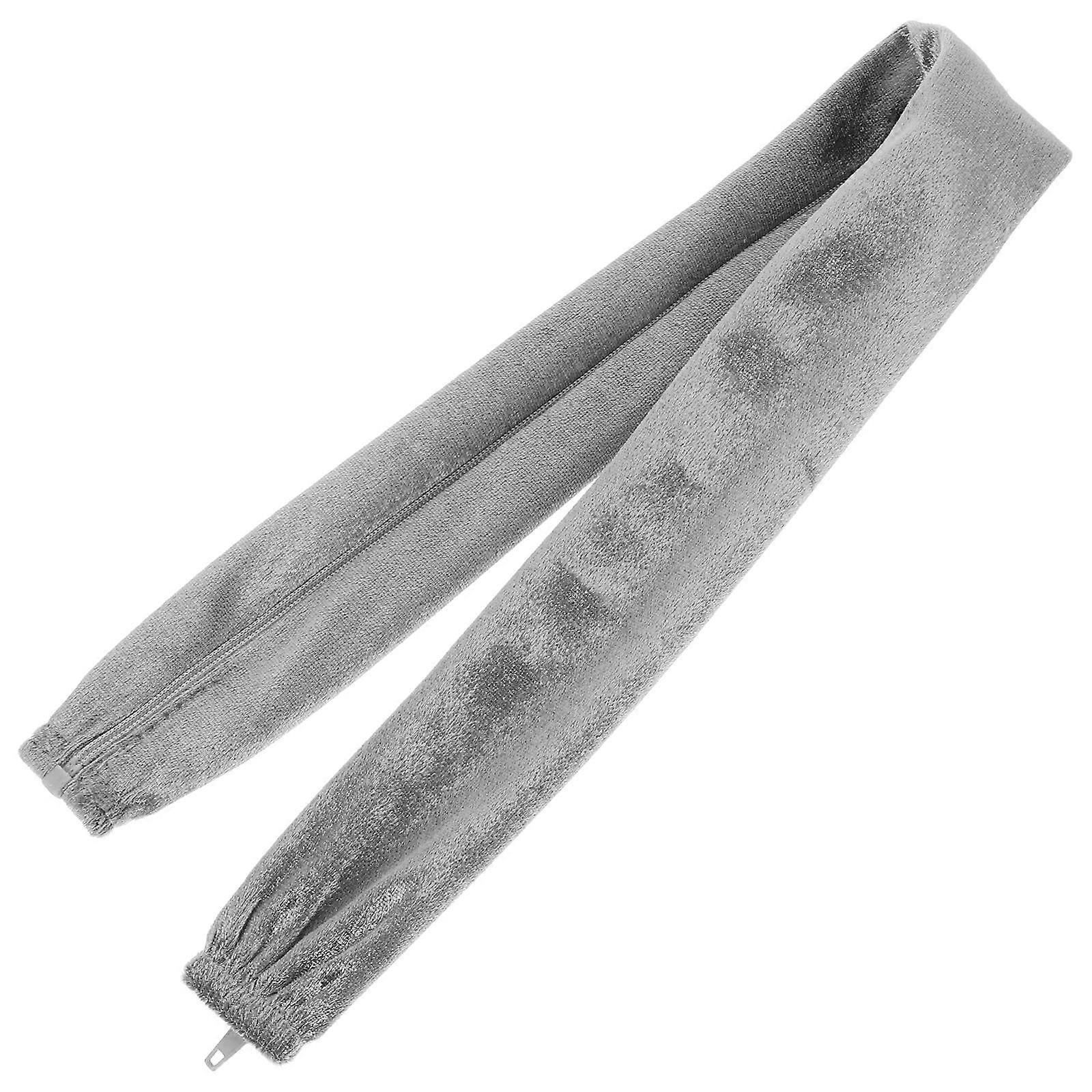 Flannel Fabric Cord Covers for Lighting Cable Management Grey