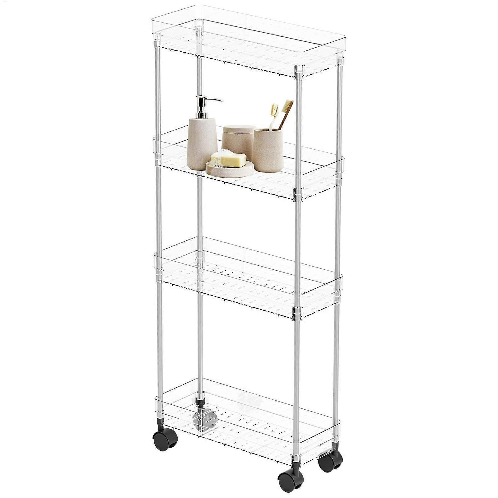 Bad Rolling Cart Rolling Rack With Wheels Bathroom Stray If You Ensure Safety And Durability, This Trolley Will Withstand Wear And Tear.