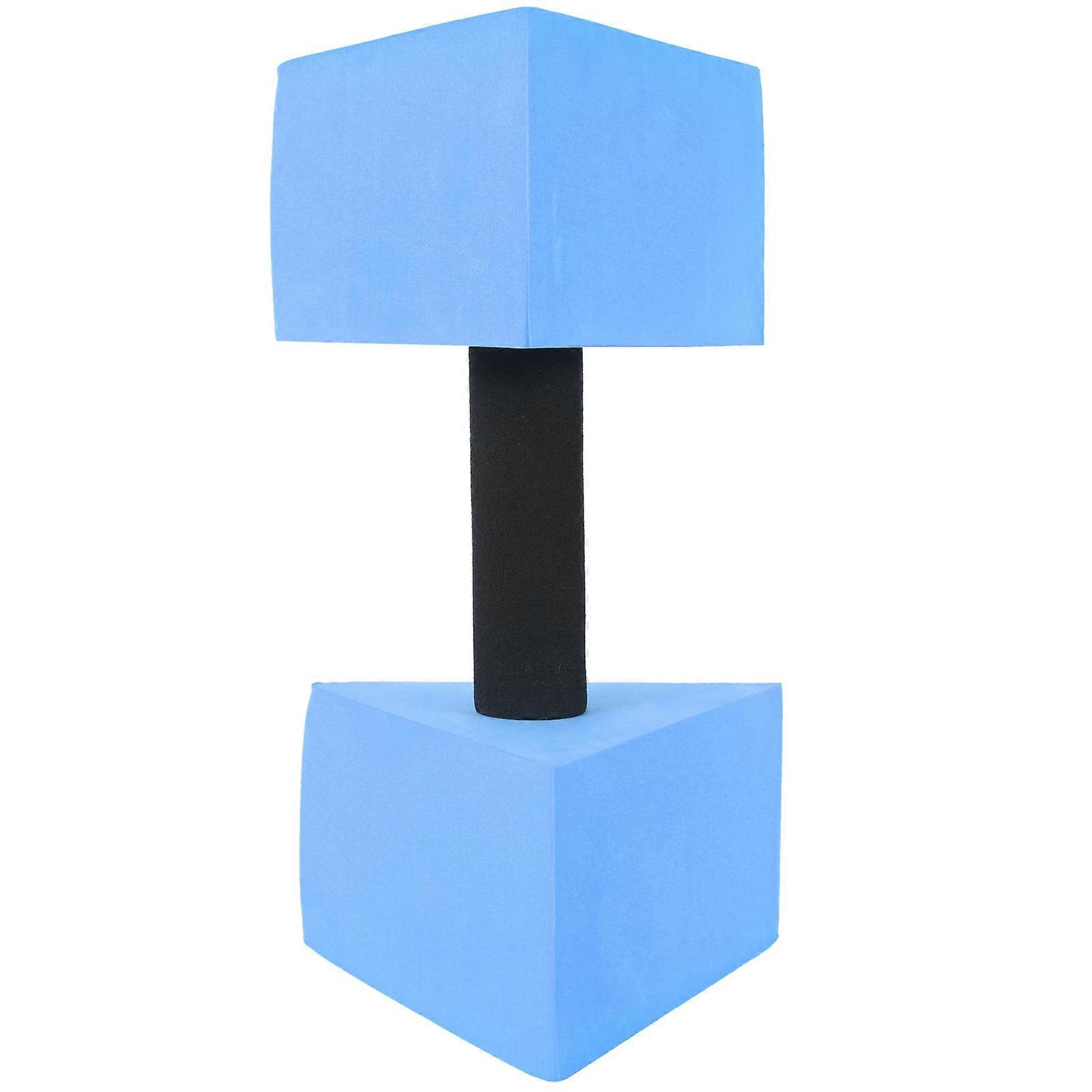Water Aerobics Accessories Triangle Weights Dumbbells Blue 27x15cm EVA Material 1Pack